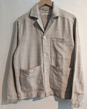 Castello Structured Linen Jacket Ecru