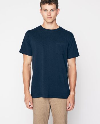 Mathis Structured Tee Navy Blazer