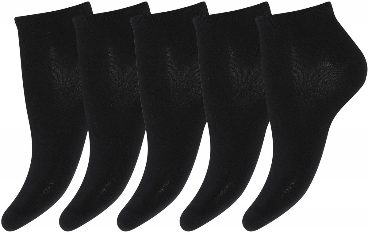 Decoy  -pak Sneaker Strømper Bambus Black