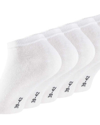 Ankelstrømper   Bomuld   -pak  Hvid 35-38
