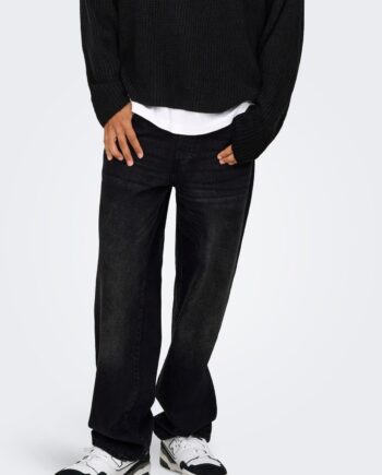 Baggy Jeans Onsfade Washed Black  Only   Sons 28   30