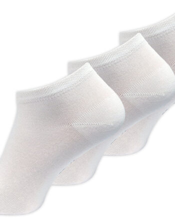 Bambus Ankelstrømper   -pak  Hvid 35-38