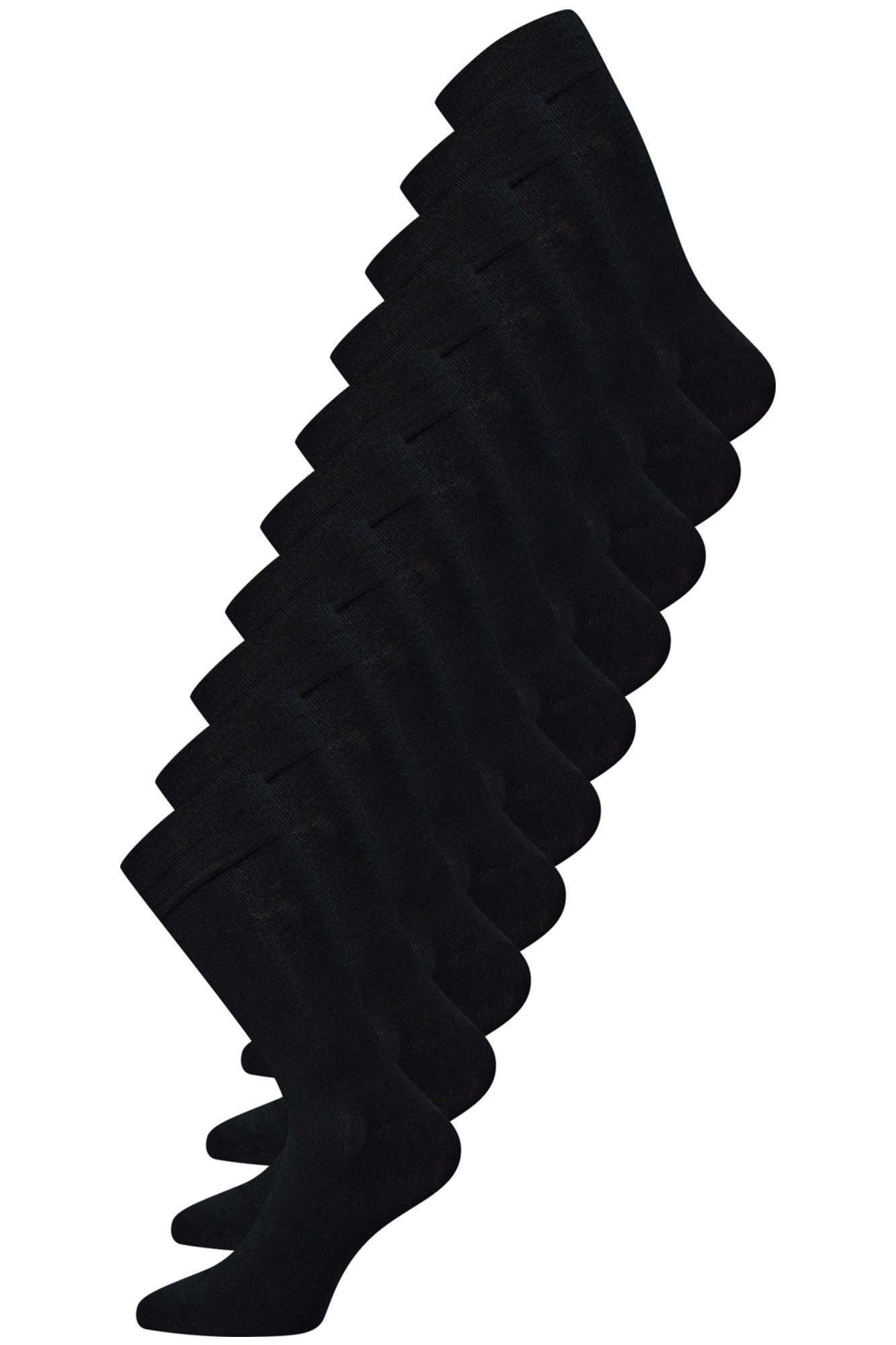 Bambus Strømper 10-pak  Claudio  Sort 40-47