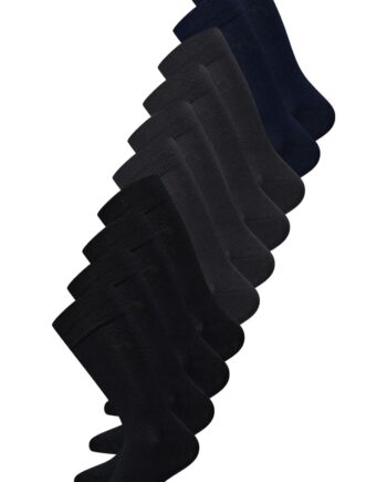 Bambus Strømper 10-pak  Claudio  Sort Navy Grå 40-47