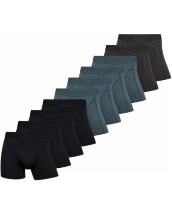 Bambus Underbukser 10-pak  Tights Claudio  Sort Petroleum Mocca