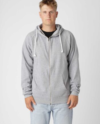 Basic Zip-up Hoodie  Oxford Grey Xs