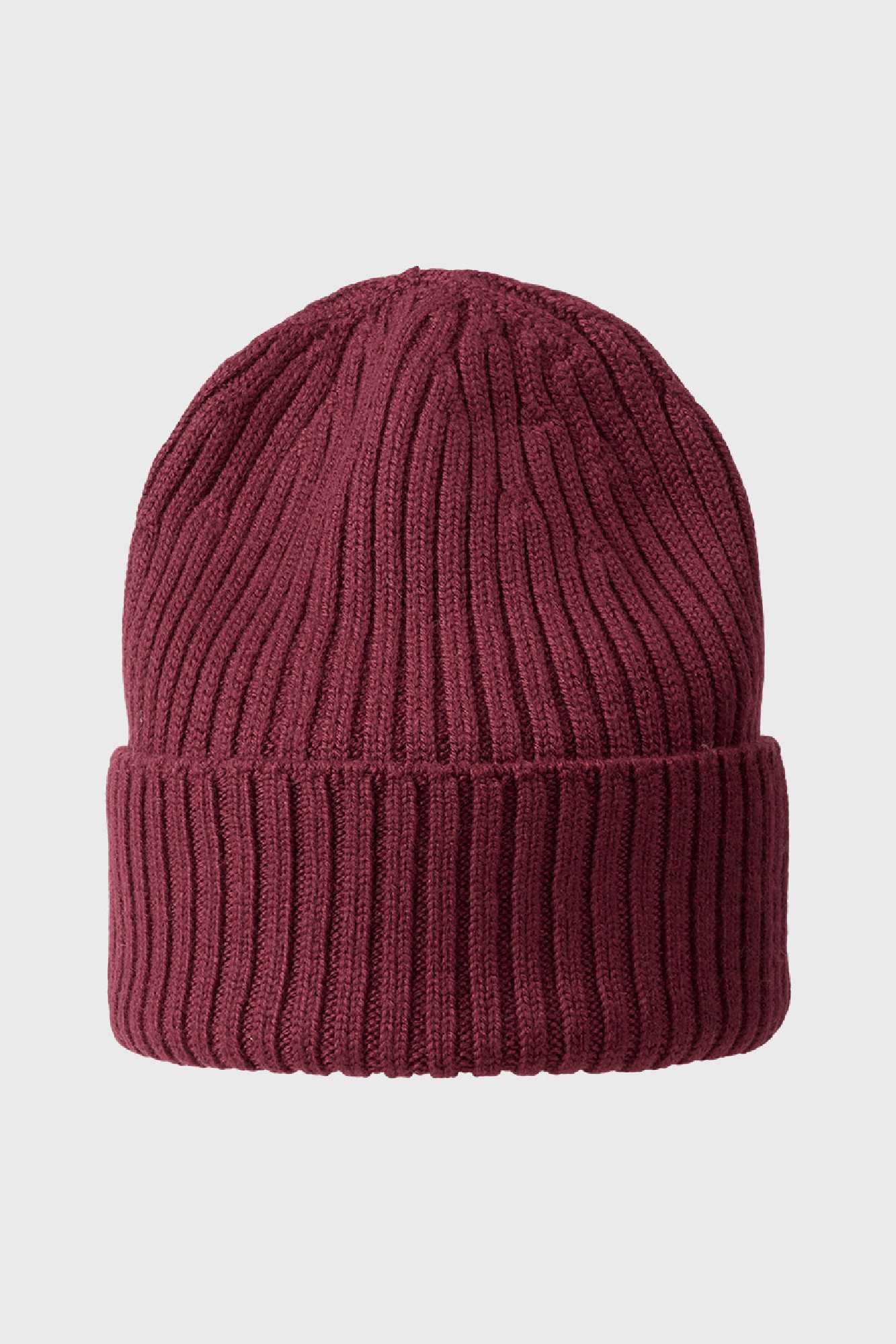 Beanie Merino Bordeaux