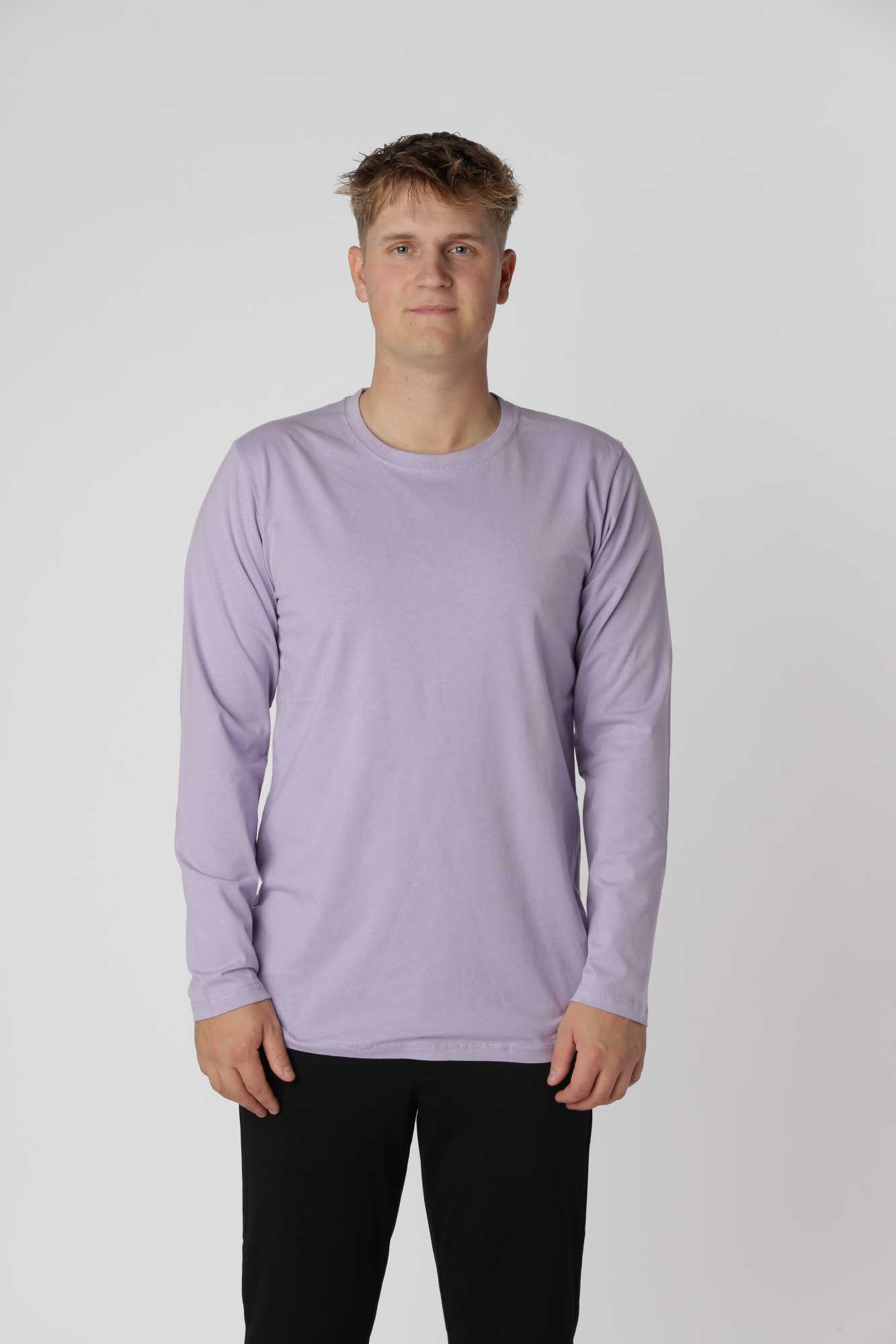 Essential Langærmet -shirt Lavender