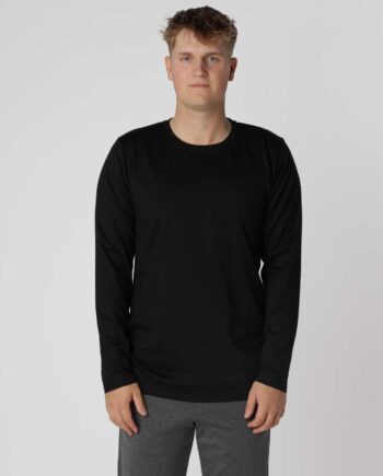 Essential Langærmet  -shirt  Sort