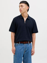 Jjeaustin Zip Polo Ss Noos