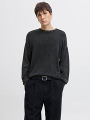 Jjecharge Faded Knit Crew Neck Sn