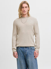 Jjeemil Knit Cable Crew Neck Noos