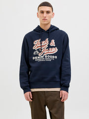 Jjelogo Sweat Hood   Col 25 26 Noos