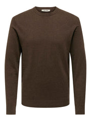 Onsloui Reg 12 Mel Crew Knit Noos