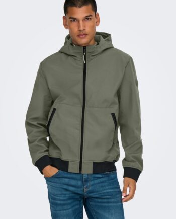 Overgangsjakke Onsbowie Castor Gray  Only   Sons Xs
