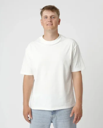 Premium Boxfit  -shirt  Hvid Xs