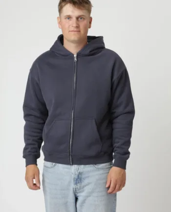 Premium Zip-up Hoodie  Navy Xs