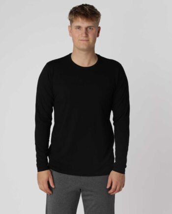 Shape Langærmet  -shirt  Sort