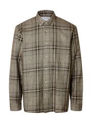 Slhregnoah Mix Bdwn Ls Shirt
