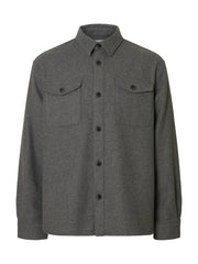 Slhrlxpablo Wool Blend Overshirt