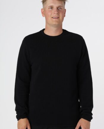 Striktrøje Pep  Sort