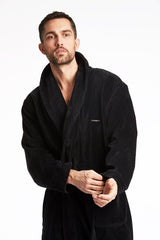 Cotton Velour Bathrobe