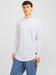Jjenoa Tee -neck Ls Noos