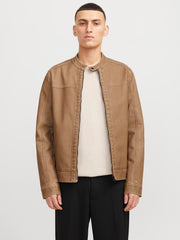 Jjewarner Washed Pu Jacket Noos