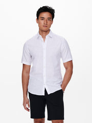 Onscaiden Life Ss Solid Linen Blend Noos