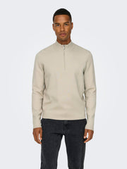Onscooper Half Zip High Neck Knit Noos