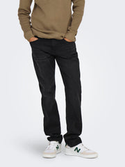 Onsweft Regular Black 8638 Mat Dnm Noos