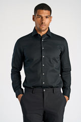 Plain Fine Twill Shirt Wf Ls