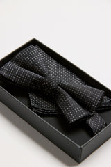 Polyester Bow Tie With Dots