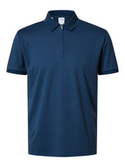 Slhfave Zip Ss Polo