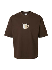 Slhrelaxnorman Ss Coffee Tee