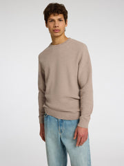 Slhross Ls Knit Structure Crew Neck Noos