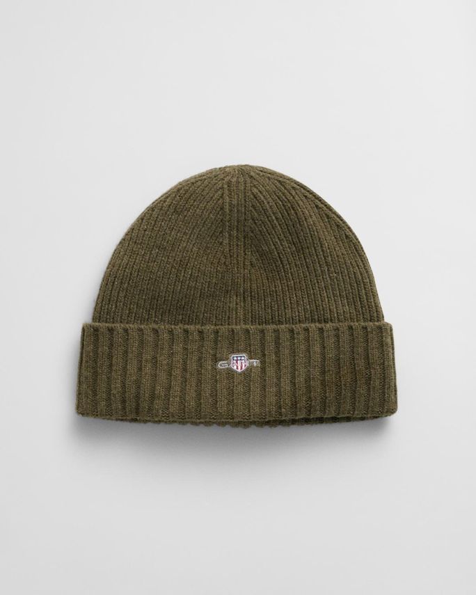 Unisex  Shield Wool Beanie