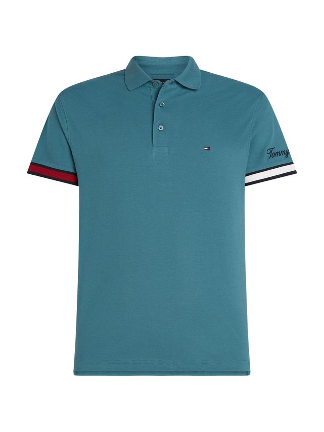 Flag Cuff Slim Polo