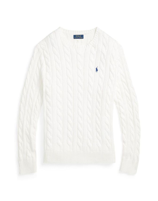 Cable-knit Cotton Sweater