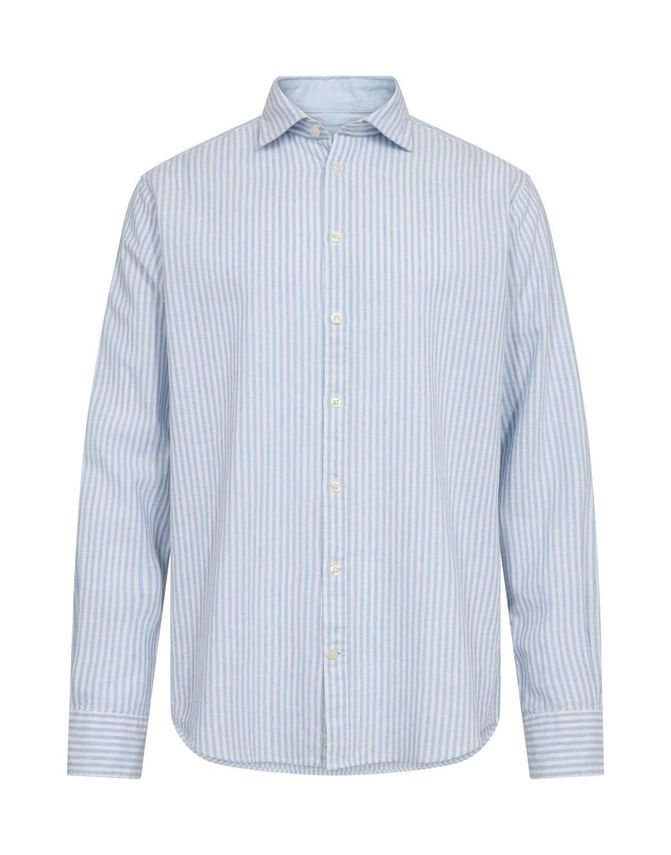 Linen Blend Shirt     Modern Fit