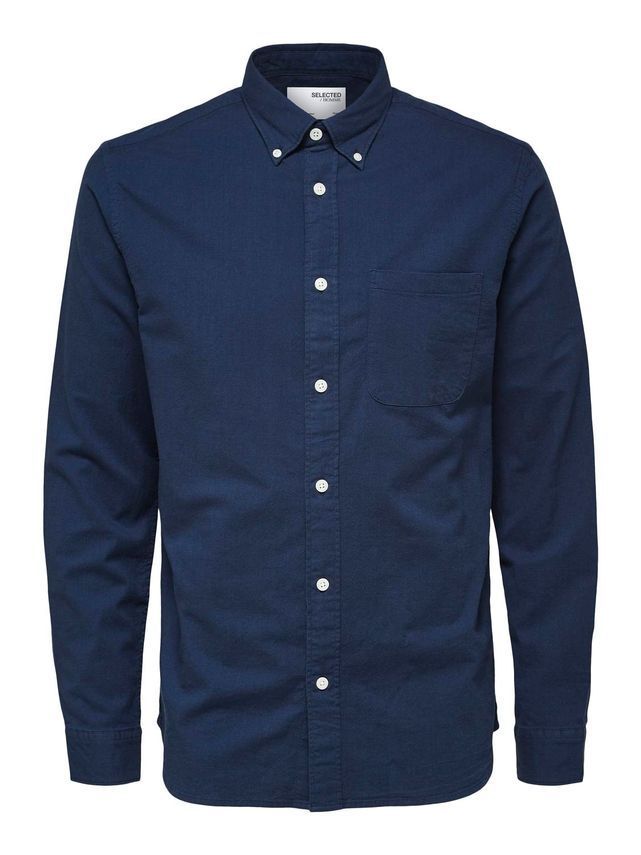Slhregrick-ox Flex Shirt Ls