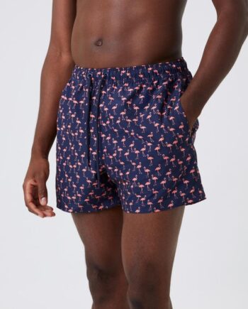 Borg Print Swim Shorts  Bb Ziggy