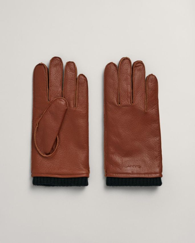 Cashmere Lined Leather Gloves