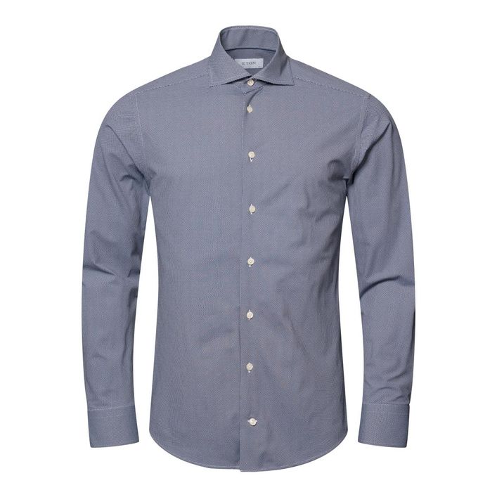 Geometric Print Four-way Stretch Shirt