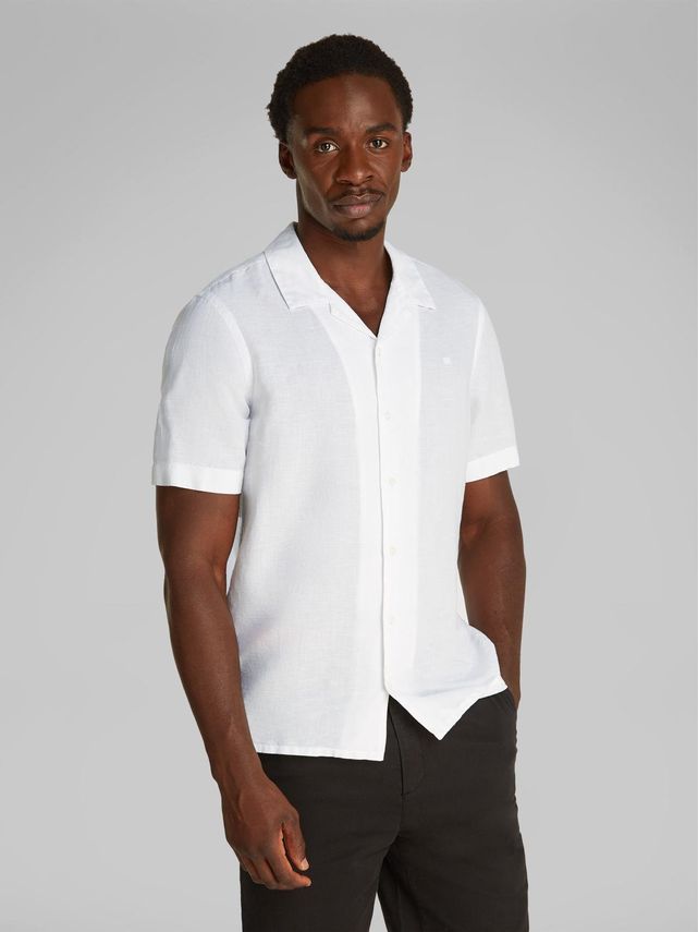 Linen Cotton Cuban     Shirt