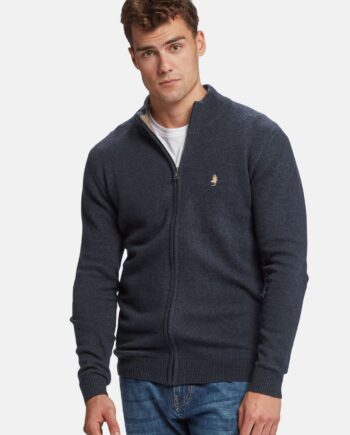 Mcalfie Zip Lambswool Knit