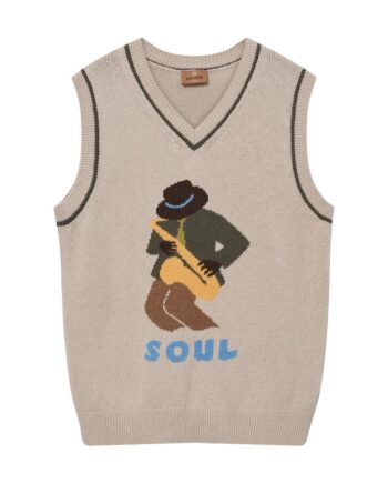 Mmgjazz Intarsia Knit Vest