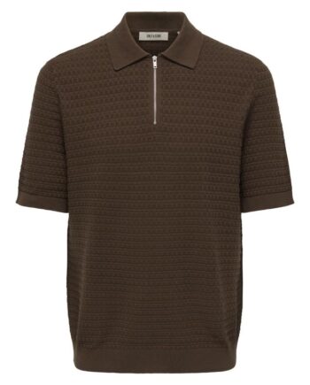 Onsmenu Reg Ss Structure Polo Knit