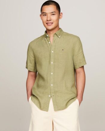 Pigment Dyed Linen Rf Shirt
