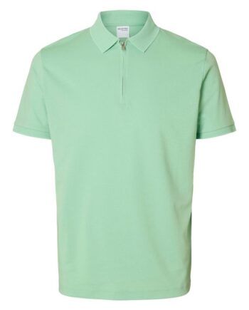 Slhfave Zip Ss Polo